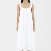 Women The Editor's Market Dresses | Roux Pleated Dress White