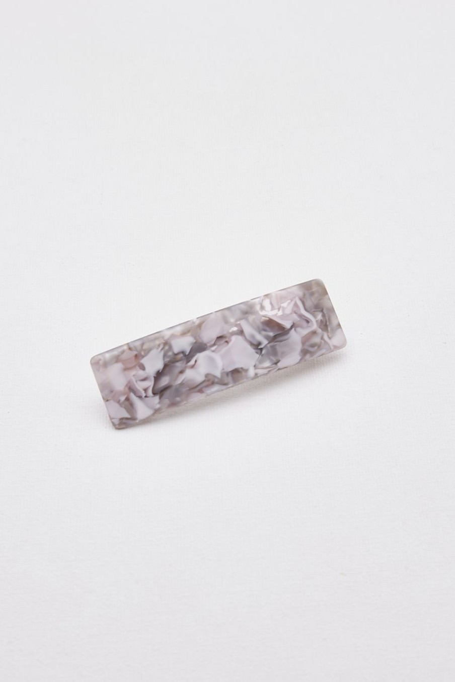 Women Afterall Hair Accessories | Taylor Hair Clip Grey/Pink Marble