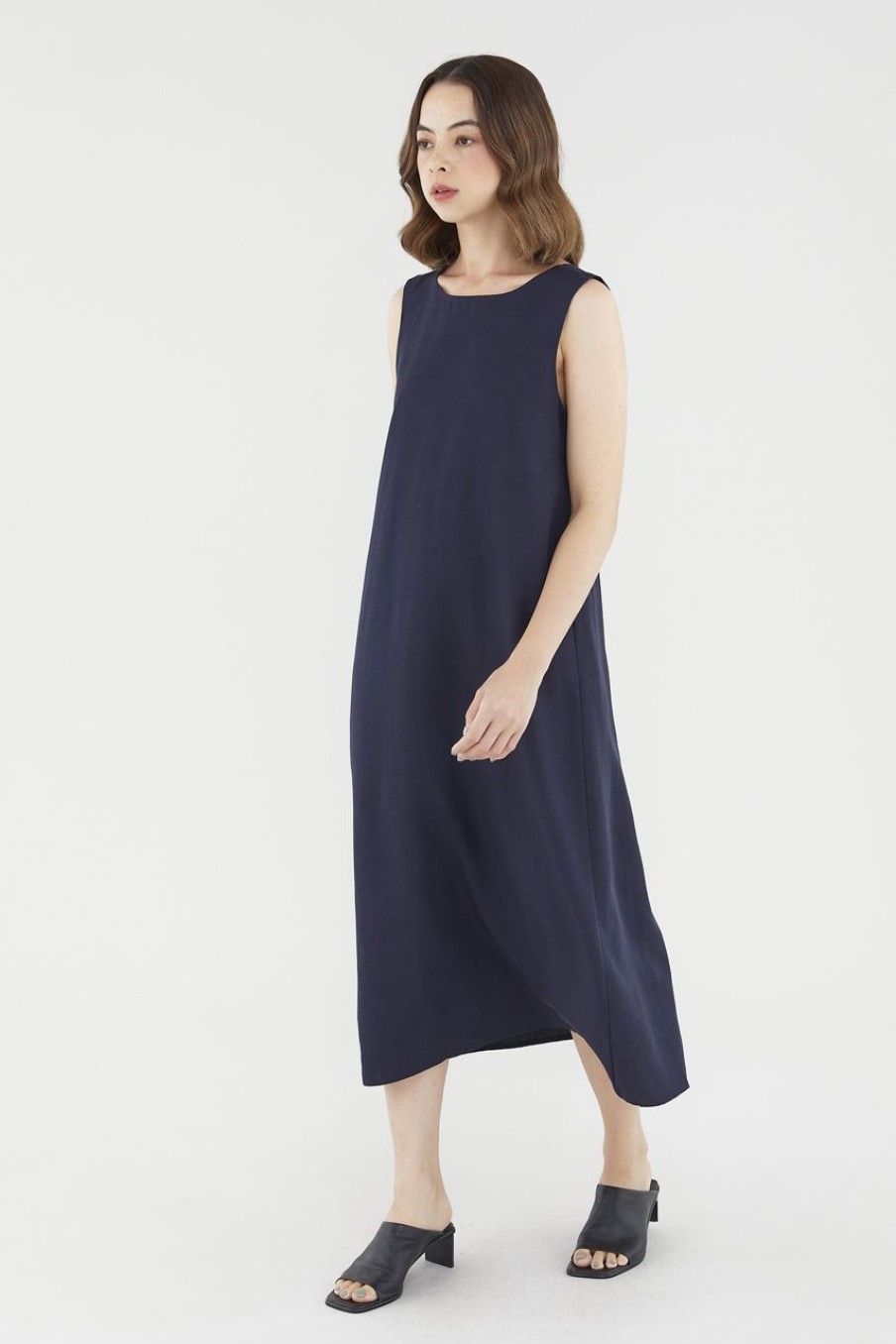 Women The Editor's Market Dresses | Dariann Tent Dress Eclipse