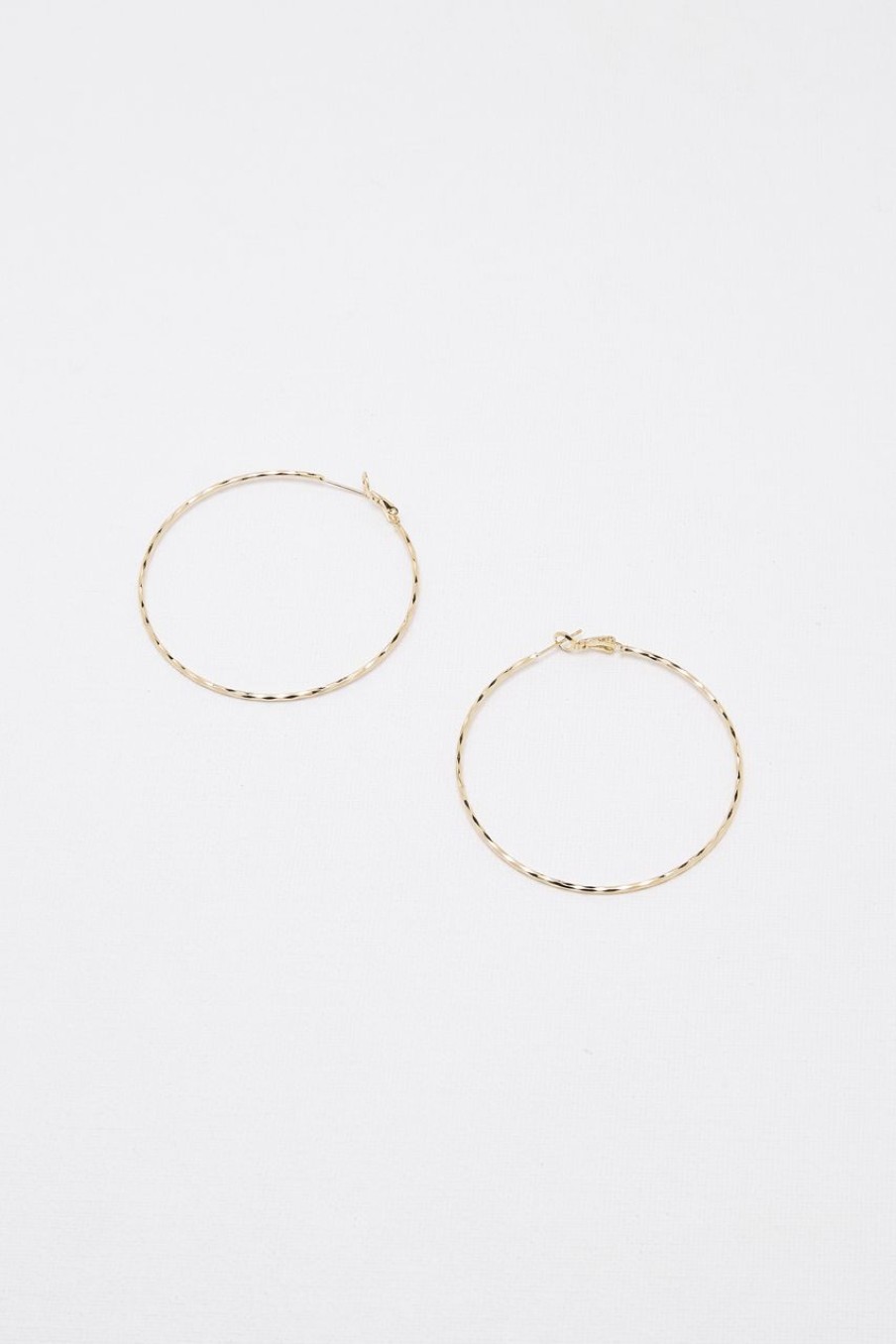 Women Afterall Earrings | Kenza Hoop Earrings Gold