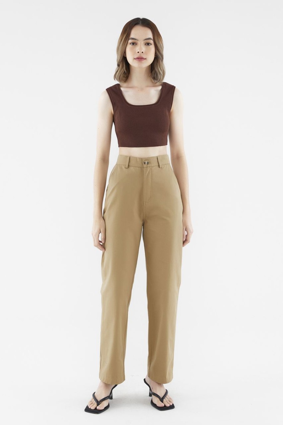 Women The Editor's Market Pants | Hebah Slim Pants Caramel