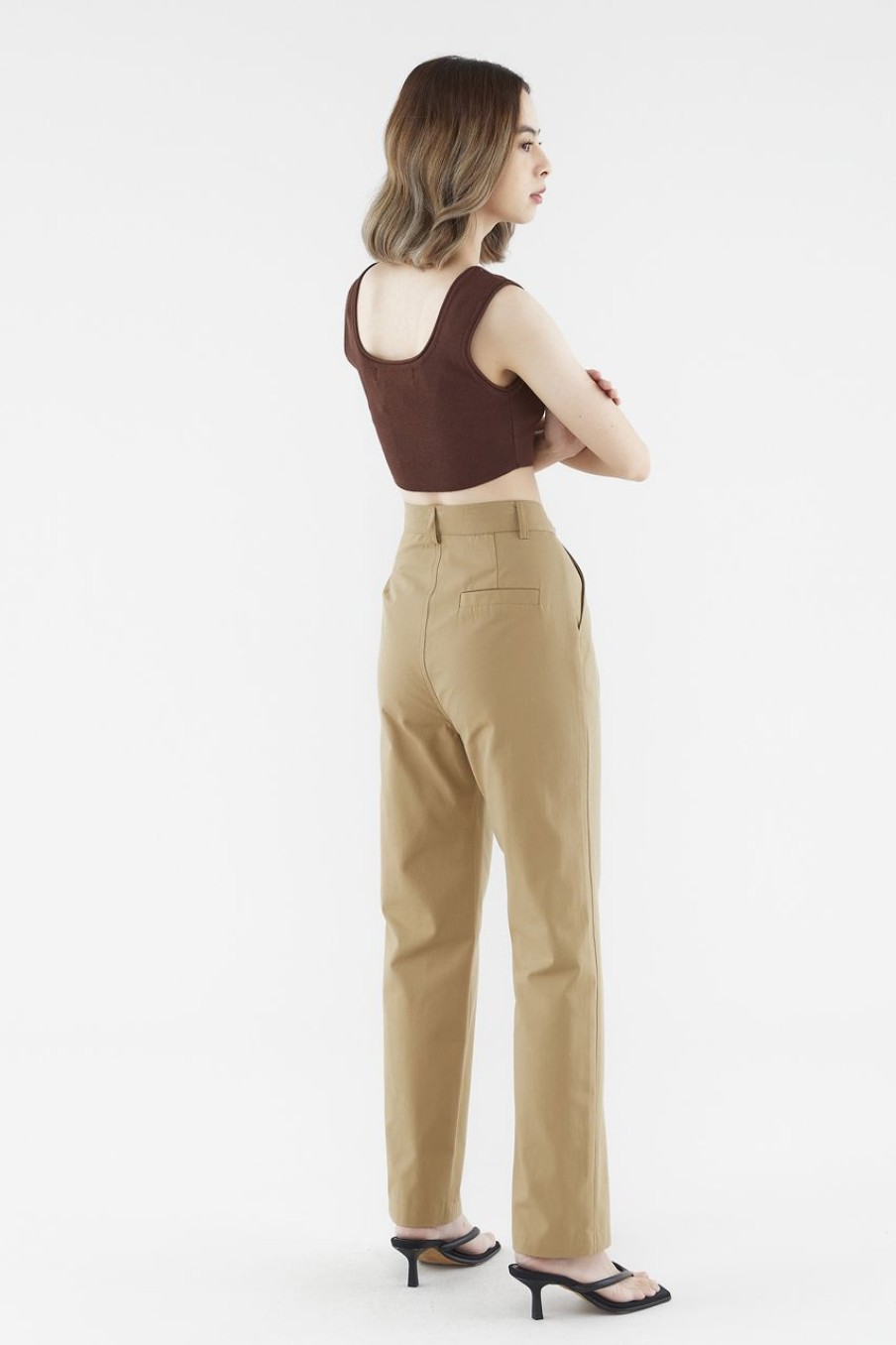 Women The Editor's Market Pants | Hebah Slim Pants Caramel