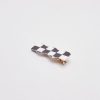 Women Afterall Hair Accessories | Jules Hair Clip White/Black Checks