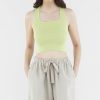 Women The Editor's Market Tops | Dayna Cross Back Top Pistachio