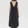 Women The Editor's Market Dresses | Jemica Drape-Back Dress Black