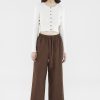 Women The Editor's Market Pants | Sirena Drawstring Pants Coffee