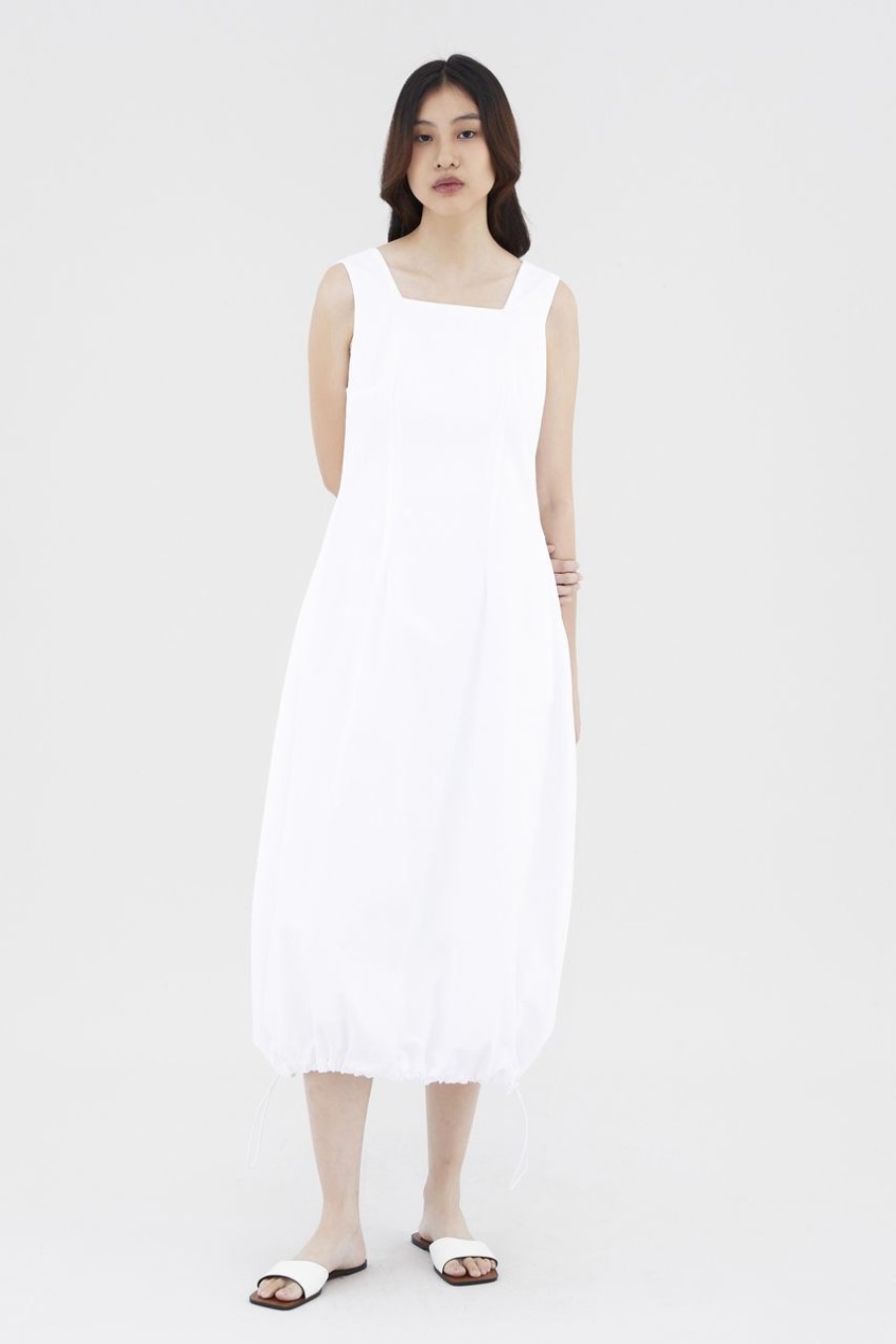 Women The Editor's Market Dresses | Gribelle Bubble Dress White