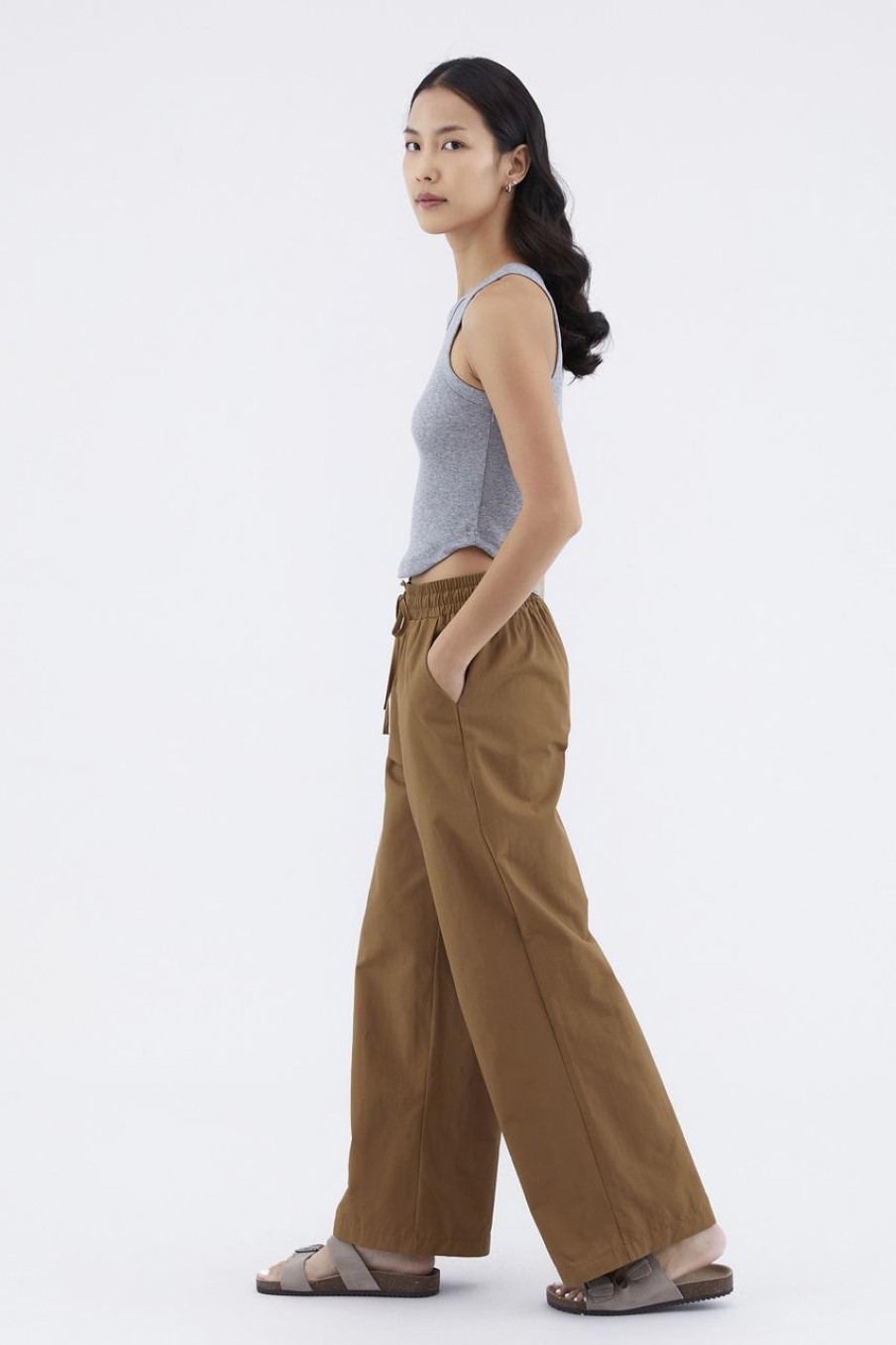 Women The Editor's Market Pants | Kastrelle Drawstring Pants Pecan