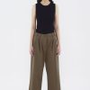 Women The Editor's Market Pants | Adraena Low-Rise Crop Pants Umber