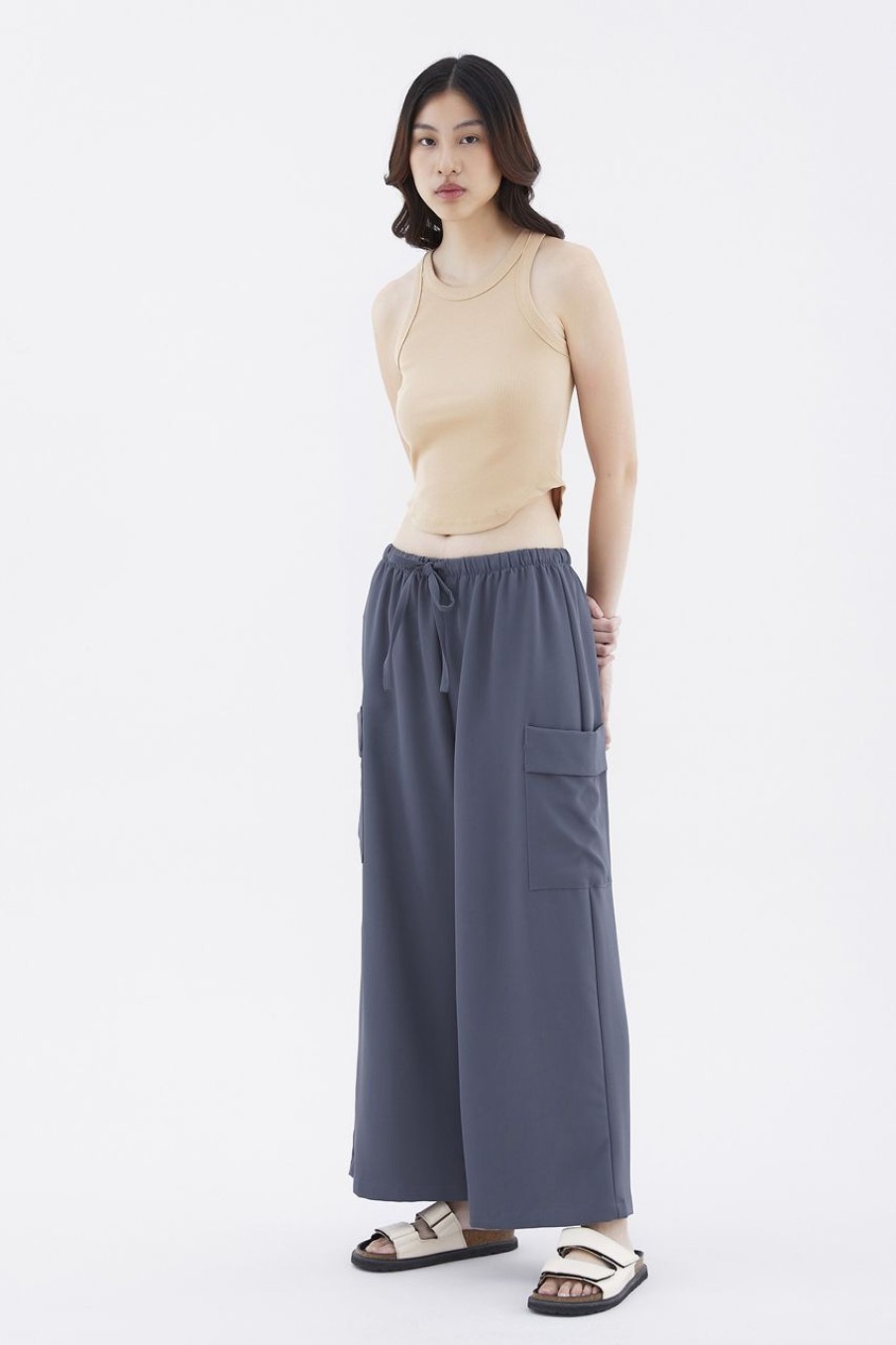 Women The Editor's Market Pants | Kyrall Mid-Rise Pants Shadow