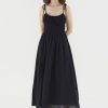 Women The Editor's Market Dresses | Hathaway Tie-Strap Dress Black