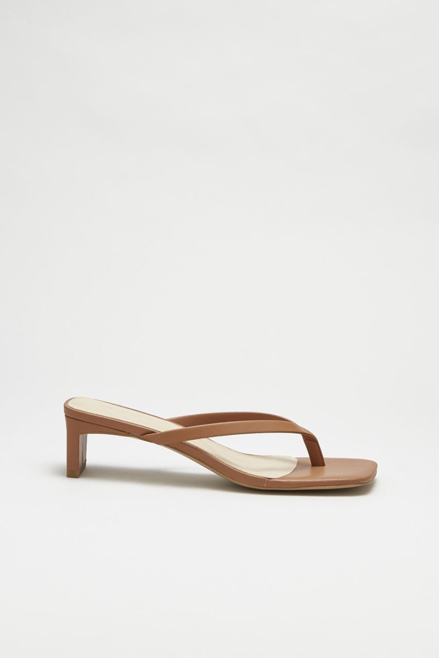 Women The Editor's Market Heels | Elena Heeled Thongs Nectar