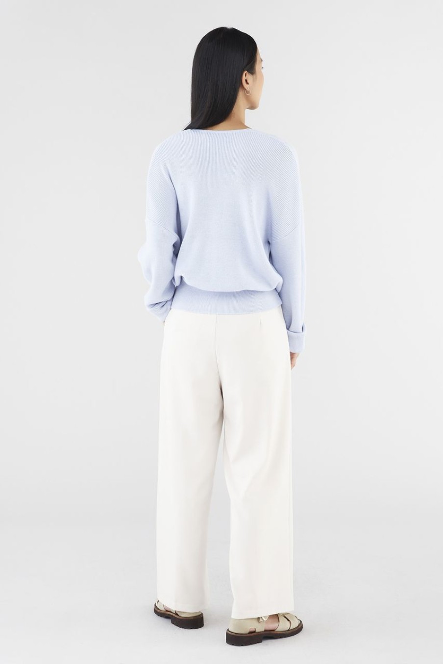 Women The Editor's Market Pants | Lorele Wide Leg Pants Almond