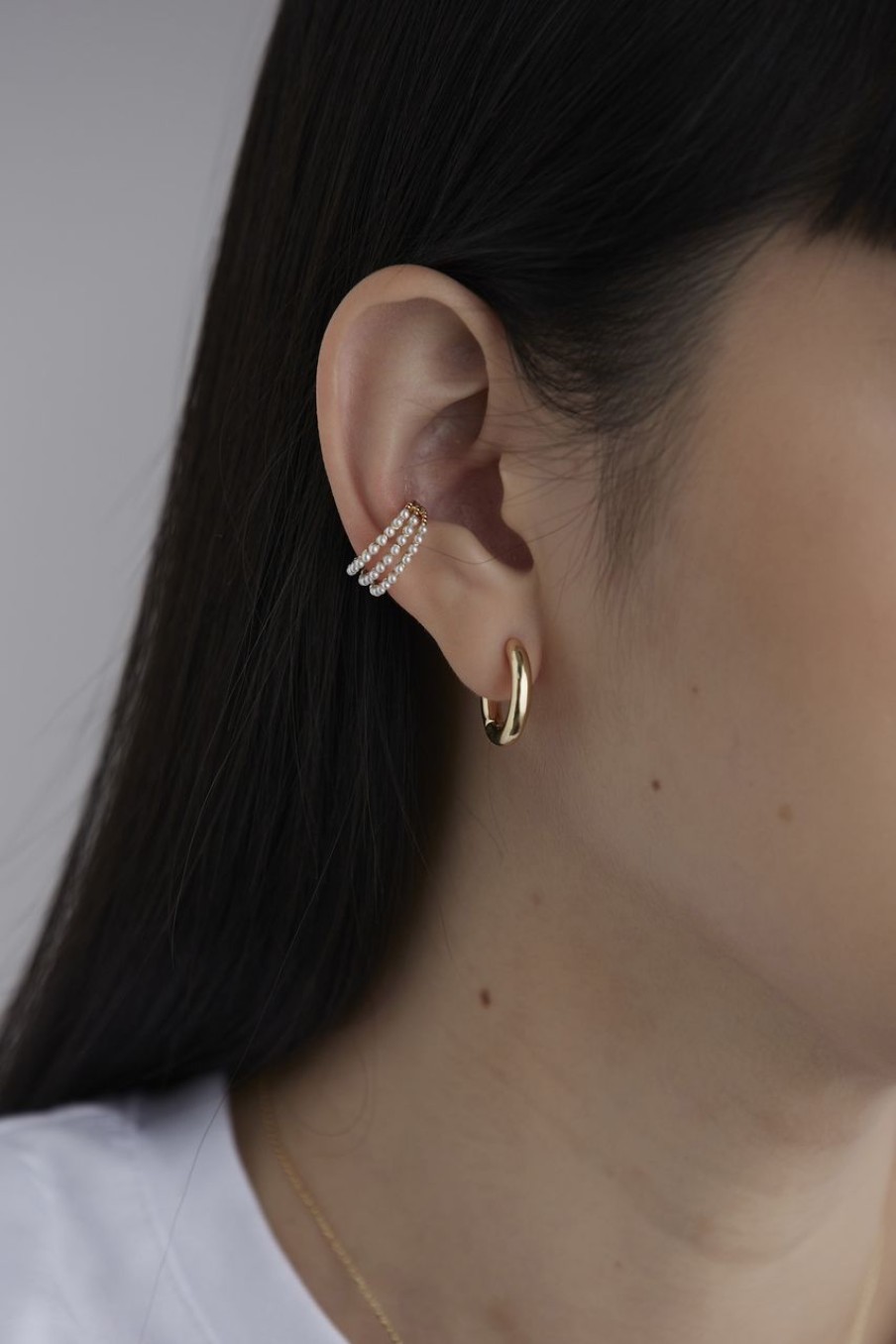 Women Afterall Earrings | Zion Hoop Earrings Gold