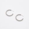 Women Afterall Earrings | Viola Hoop Earrings Silver