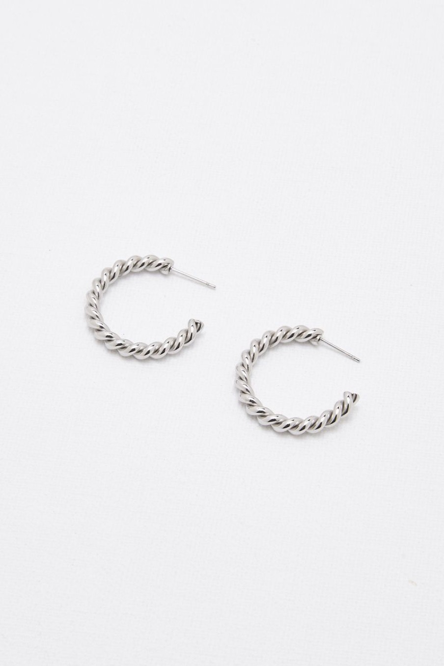 Women Afterall Earrings | Viola Hoop Earrings Silver