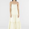 Women The Editor's Market Dresses | Hiera Tiered Maxi Dress Wheat