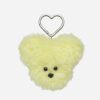 Women Carlyn Bags | Carlyn Fluffy Keyring Yellow