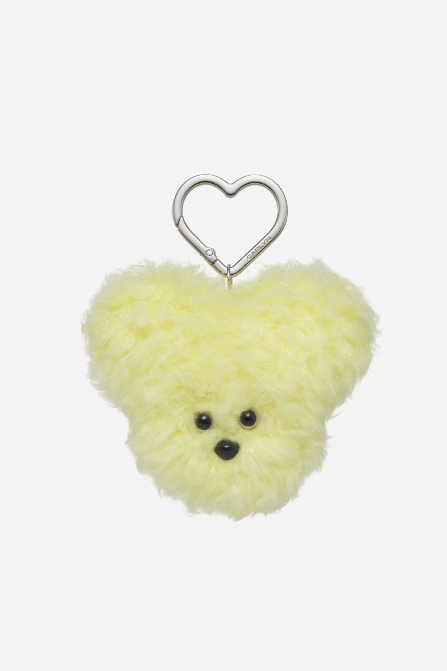 Women Carlyn Bags | Carlyn Fluffy Keyring Yellow