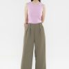 Women The Editor's Market Pants | Everly Pleated Pants Reed