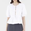 Women The Editor's Market Tops | Asradelle Ribbon Top White