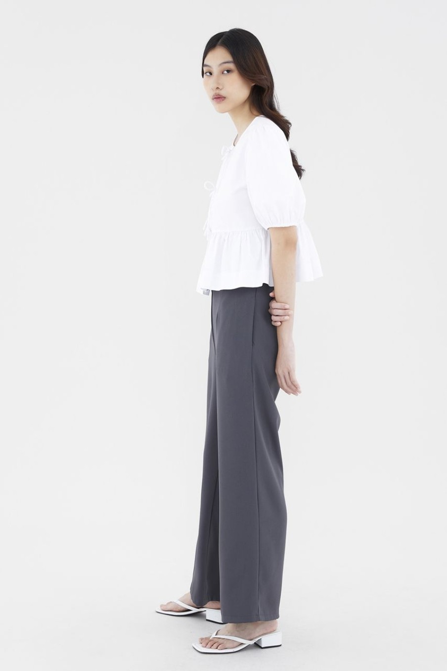 Women The Editor's Market Tops | Asradelle Ribbon Top White