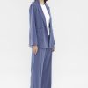 Women The Editor's Market Outerwear | Adanna Blazer Slate Blue