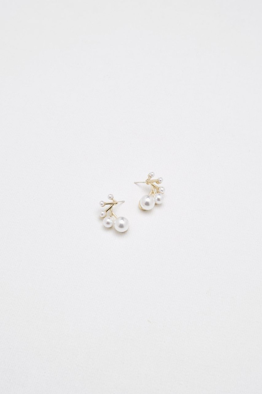 Women Afterall Earrings | Giselle Earrings Gold/White