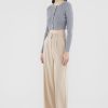 Women Palette Pants | Elicia Wide-Leg Pants Tan