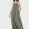 Women The Editor's Market Dresses | Noralyn Double-Strap Dress Safari