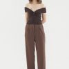 Women The Editor's Market Pants | Ricca Tapered Pants Coffee