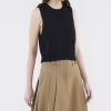 Women The Editor's Market Tops | Ranyon Relaxed Knit Tank Black