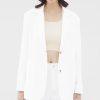 Women The Editor's Market Outerwear | Darcy Padded Blazer Ivory