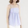 Women The Editor's Market Tops | Quindelyn Babydoll Top Cornflower Blue