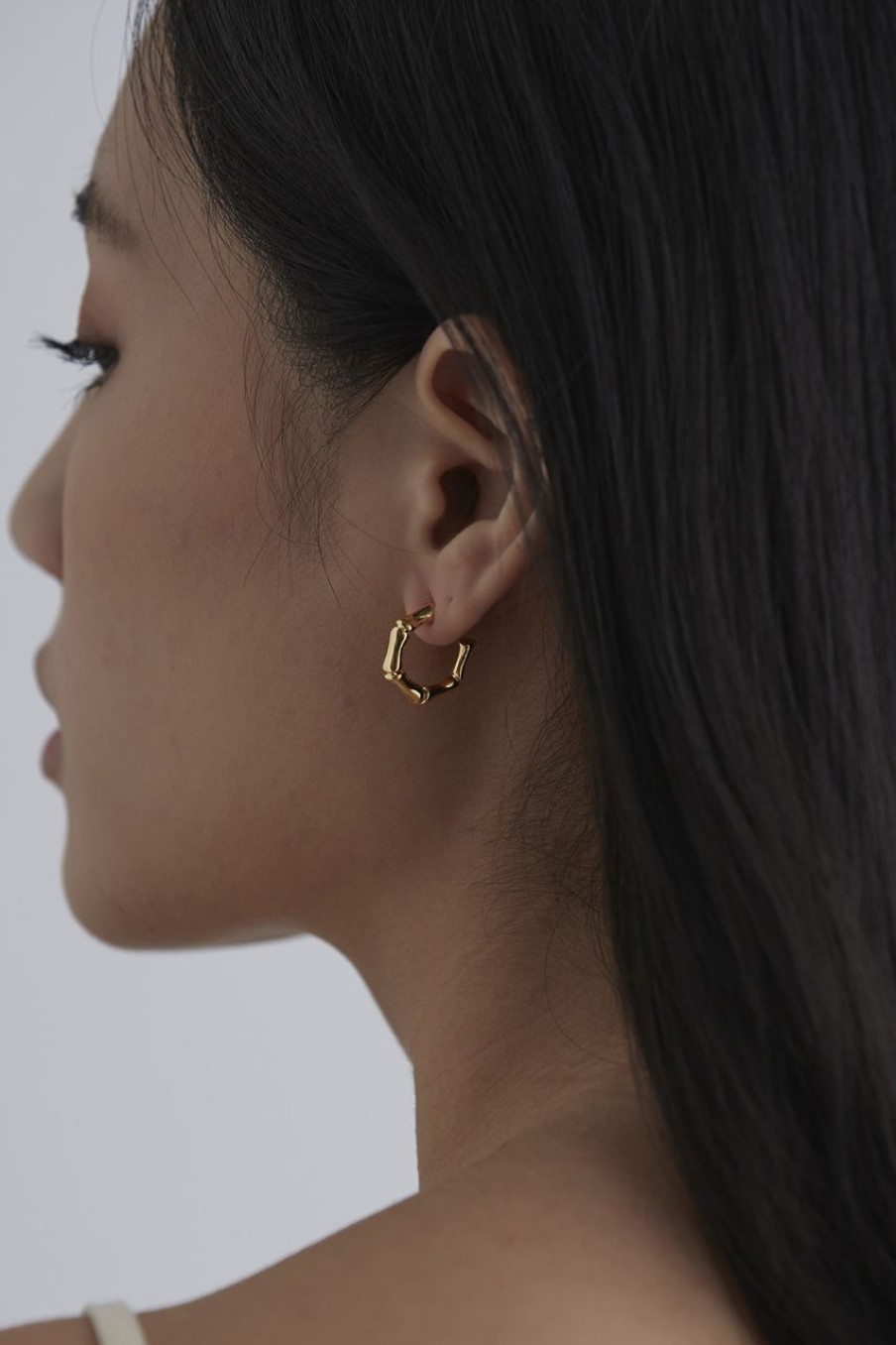 Women Afterall Earrings | Elvira Hoop Earrings Gold