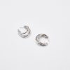 Women Afterall Earrings | Maren Hoop Earrings Silver