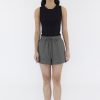 Women The Editor's Market Shorts | Bonita Linen Relaxed Shorts Umber