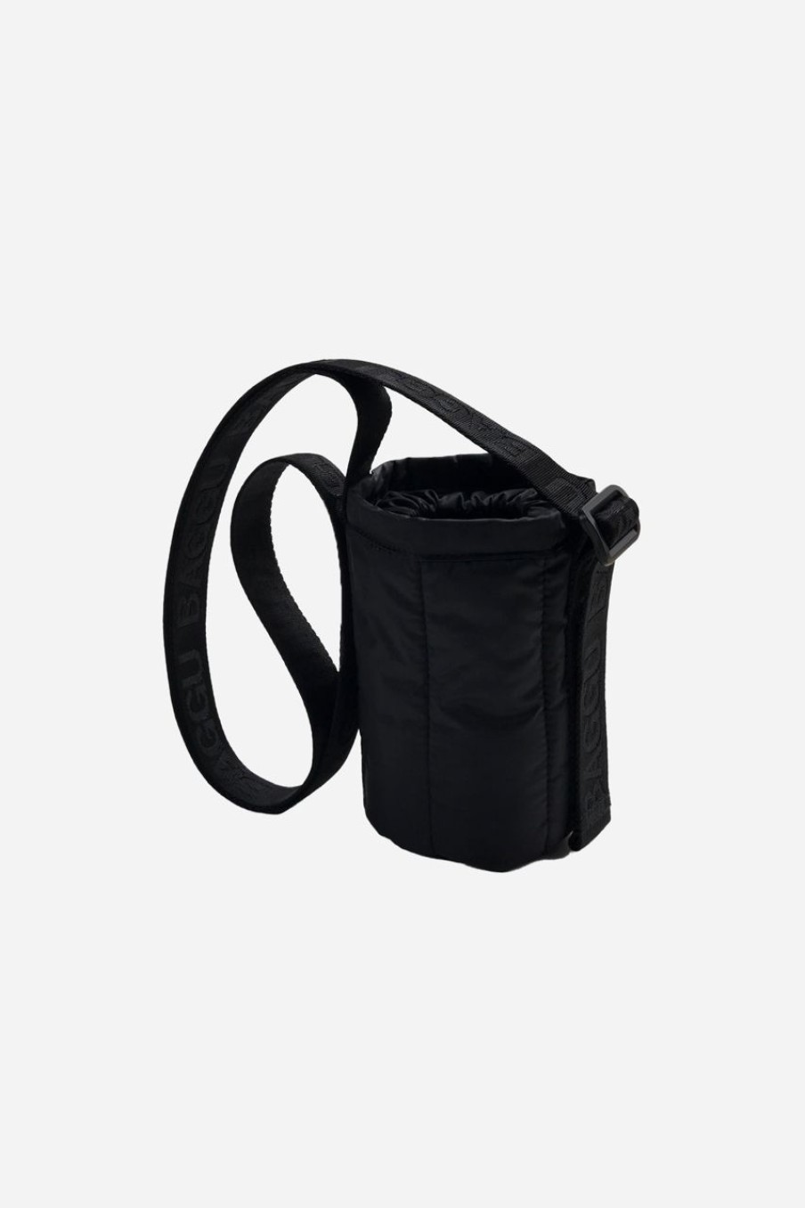 Women Baggu Bags | Baggu Puffy Water Bottle Sling Black