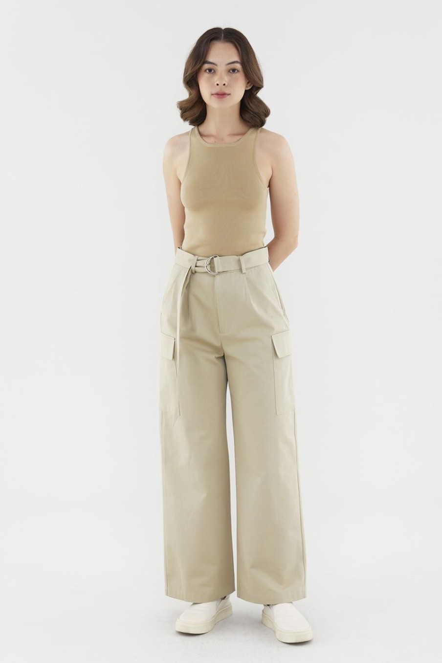 Women The Editor's Market Pants | Celeste Utility Pants Khaki