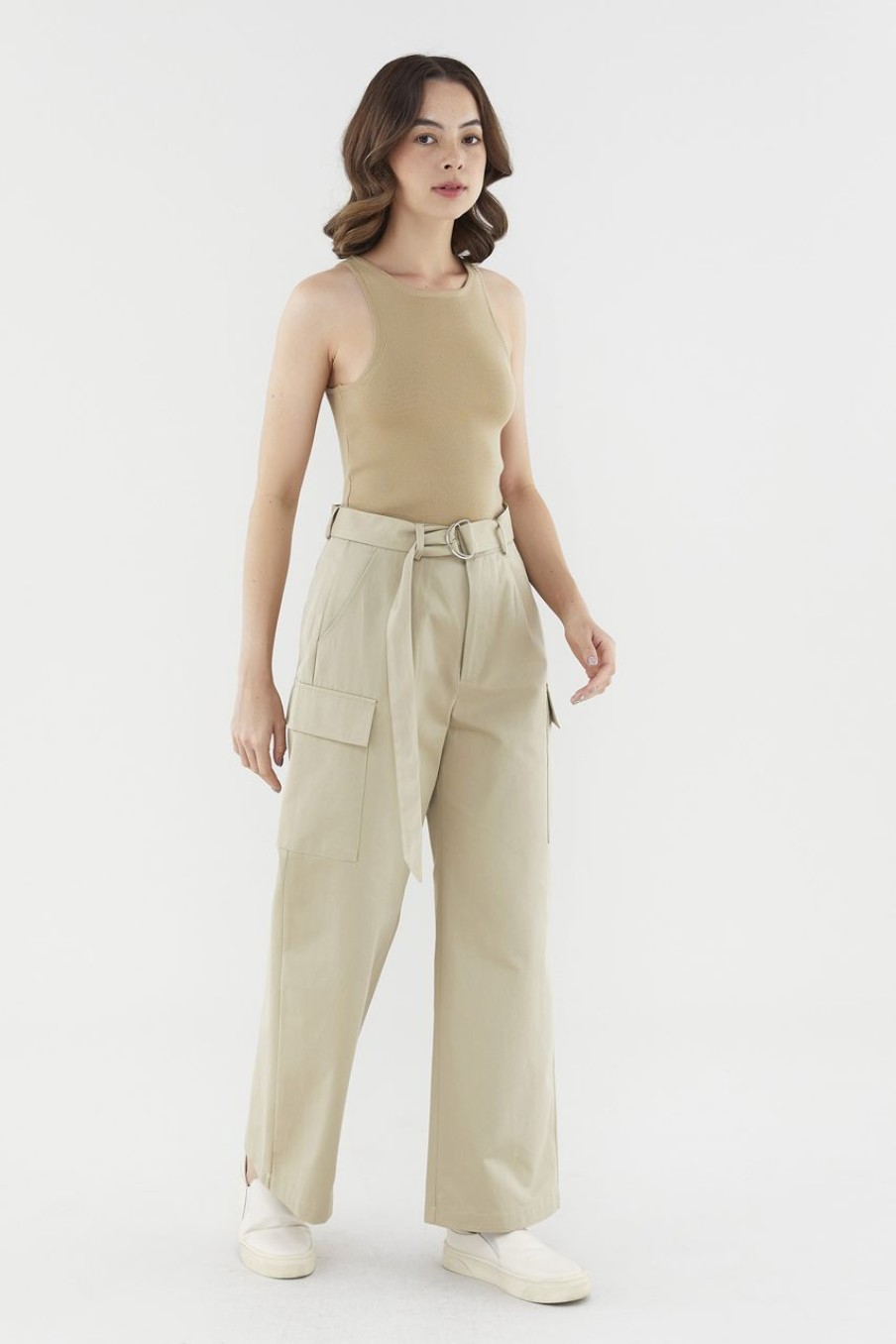 Women The Editor's Market Pants | Celeste Utility Pants Khaki