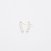 Women Afterall Earrings | Renata Drop Earrings Gold/White