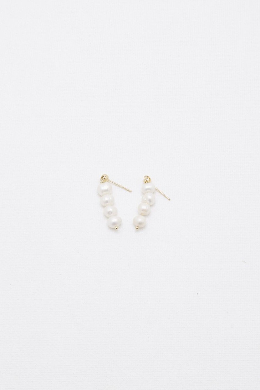 Women Afterall Earrings | Renata Drop Earrings Gold/White