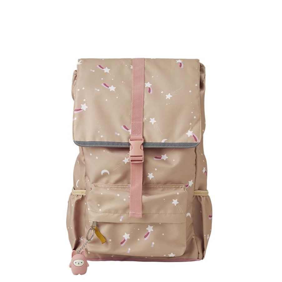 Kids Evryday Studios | Fabelab Large Backpack Shooting Star Caramel