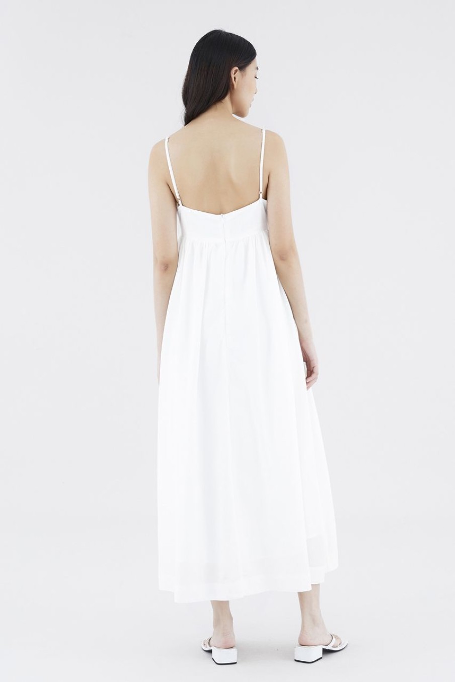 Women The Editor's Market Dresses | Balga Empire Maxi Dress White