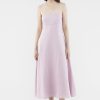 Women The Editor's Market Dresses | Alexis Linen Empire Tube Dress Dusty Pink