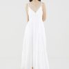 Women The Editor's Market Dresses | Cadence Bustier Tiered Dress White