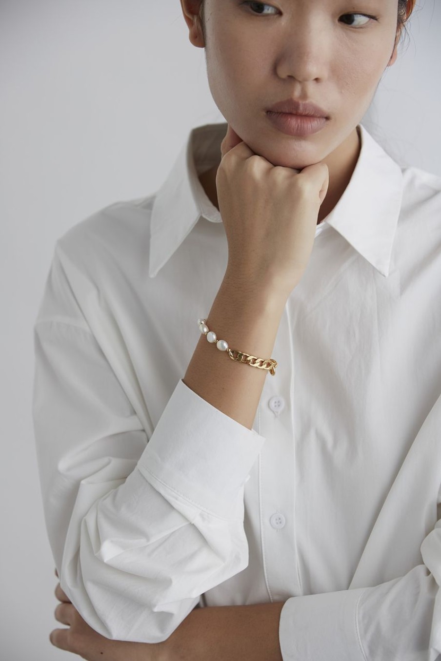 Women Afterall Bracelets | Renae Bracelet Gold/White