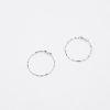 Women Afterall Earrings | Deon Hoop Earrings Silver