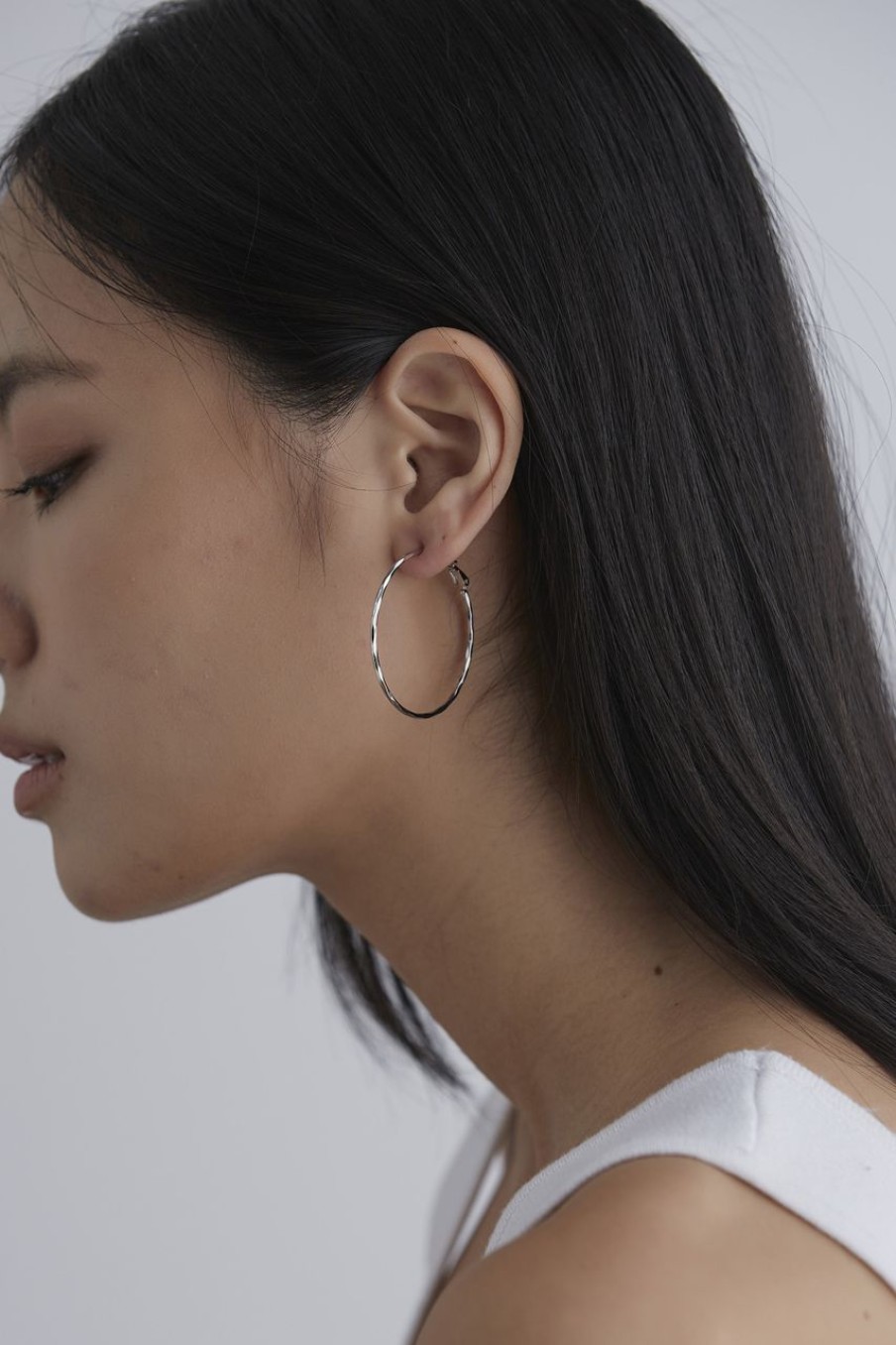 Women Afterall Earrings | Deon Hoop Earrings Silver