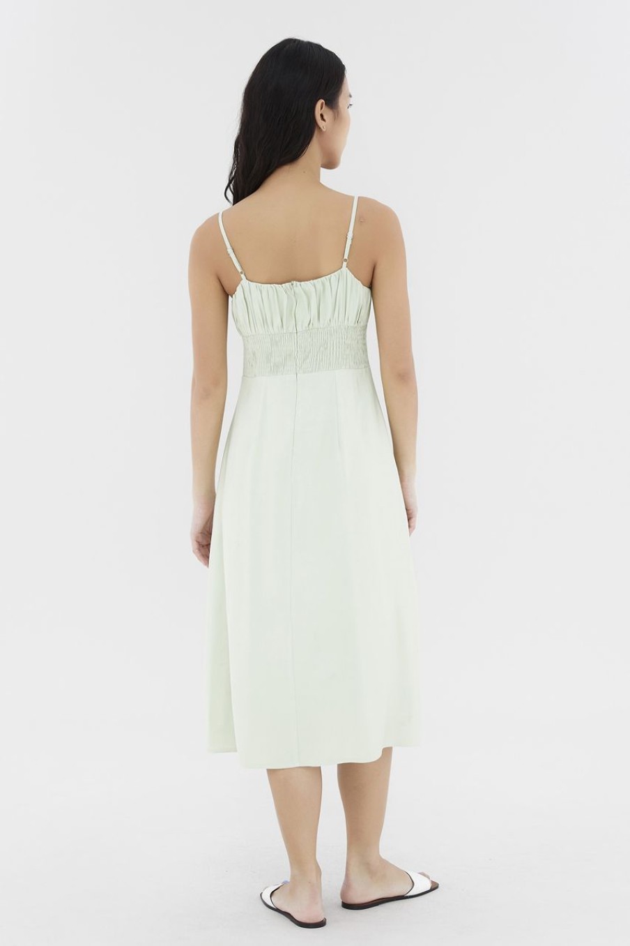 Women The Editor's Market Dresses | Charlie Ruched Dress Lotus